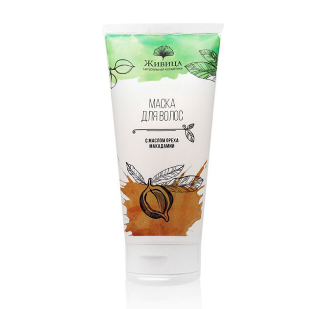 Маска для волос с маслом ореха макадамии «Живица» 