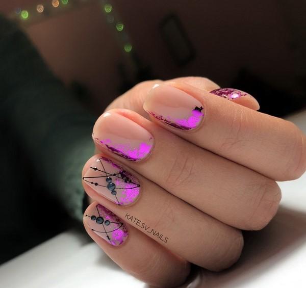 Негативное пространство Nail Art Design 52