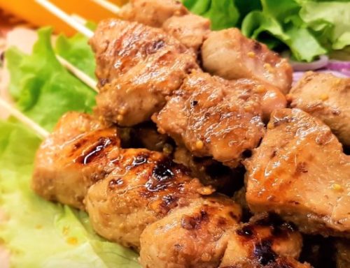 Шашлык из индейки в клюквенно-медовом маринаде