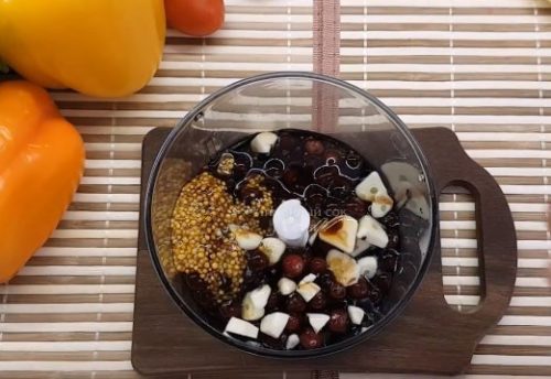 Шашлык из индейки в клюквенно-медовом маринаде