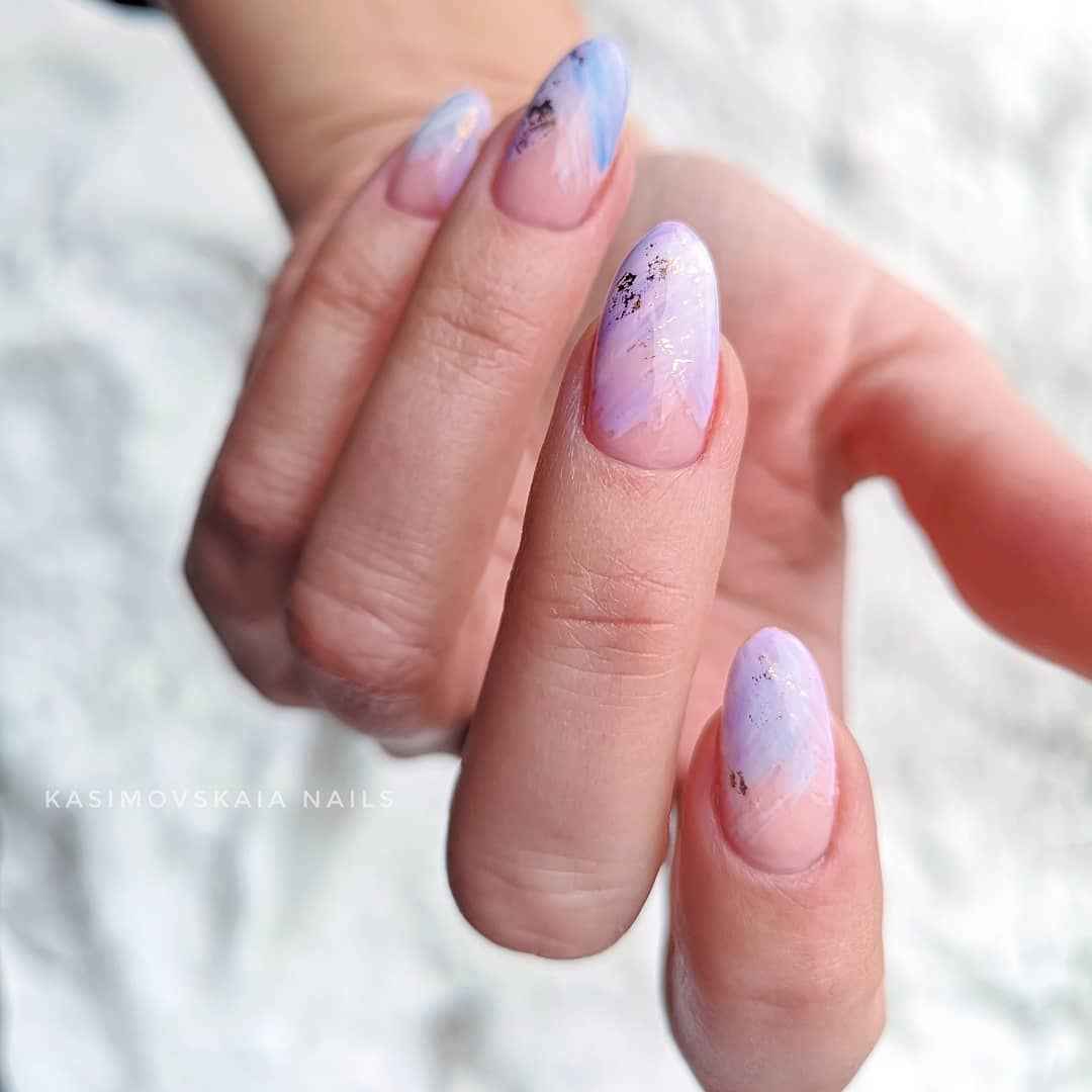 Мазки для маникюра фото_29