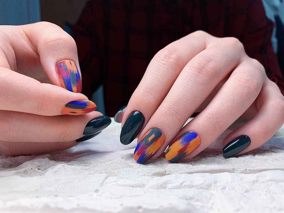 Мазки для маникюра фото_21