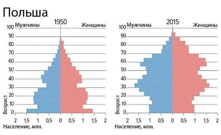 Половой состав населения Польши
