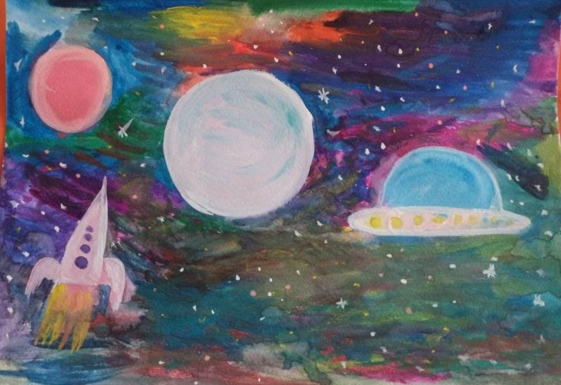 Рисунки на тему космоса