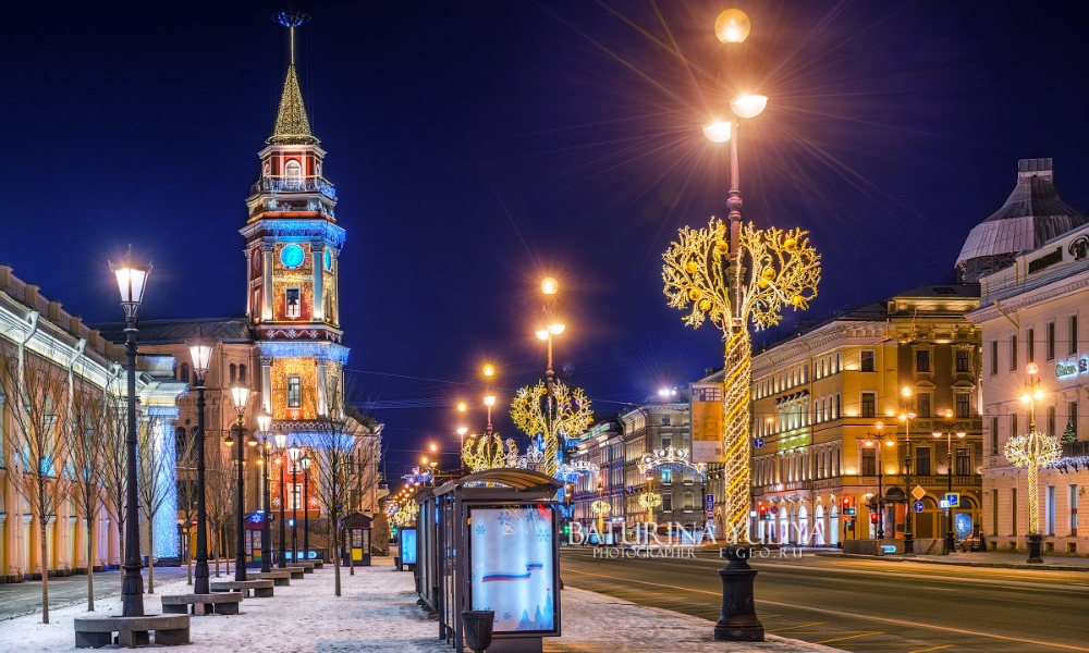 Невский проспект, Санкт-Петербург Новый год